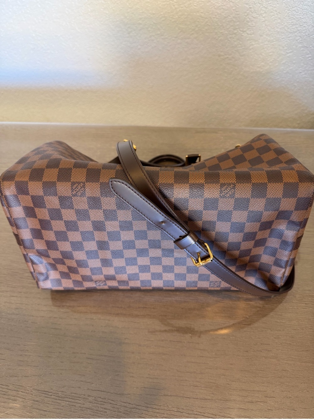 Louis Vuitton speedy 35 bandouliere Brown Damier Ebene - Picture 2 of 11